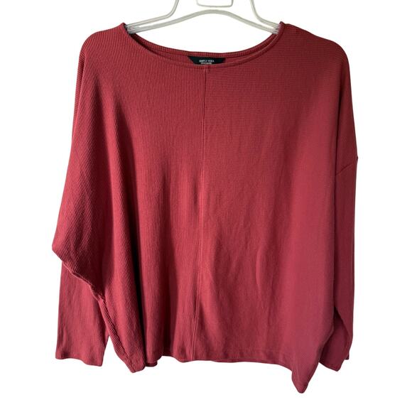 Simply Vera Vera Wang terracotta ribbed pullover knit top size XXL - Picture 1 of 9